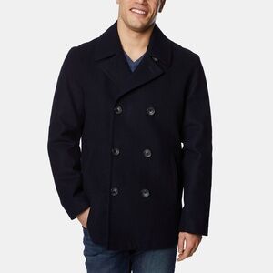 Nautica Men's Black Peacoat - L